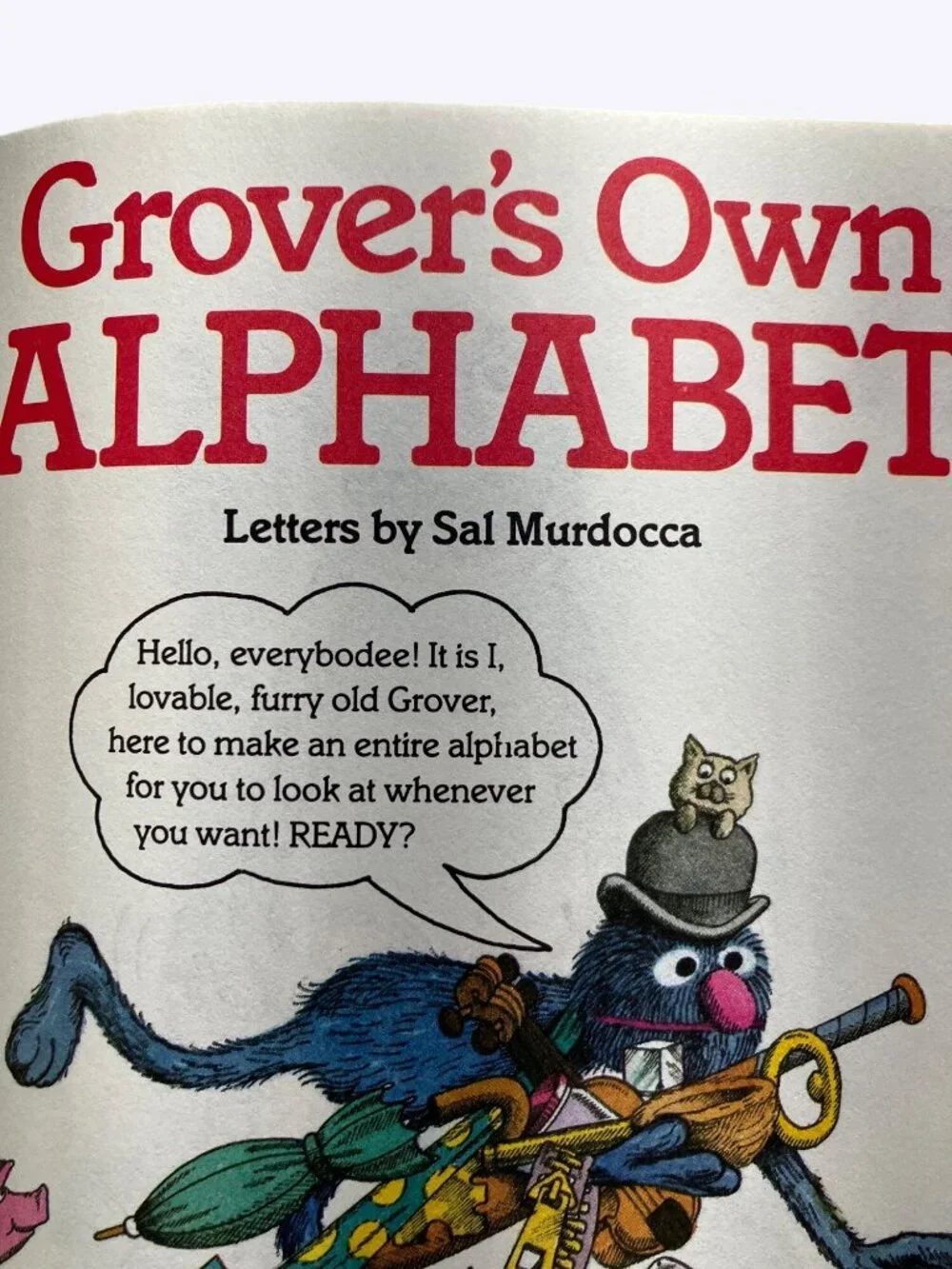 Grovers Own Alphabet 1978 Sesame Street Little Golden Book Hardcover